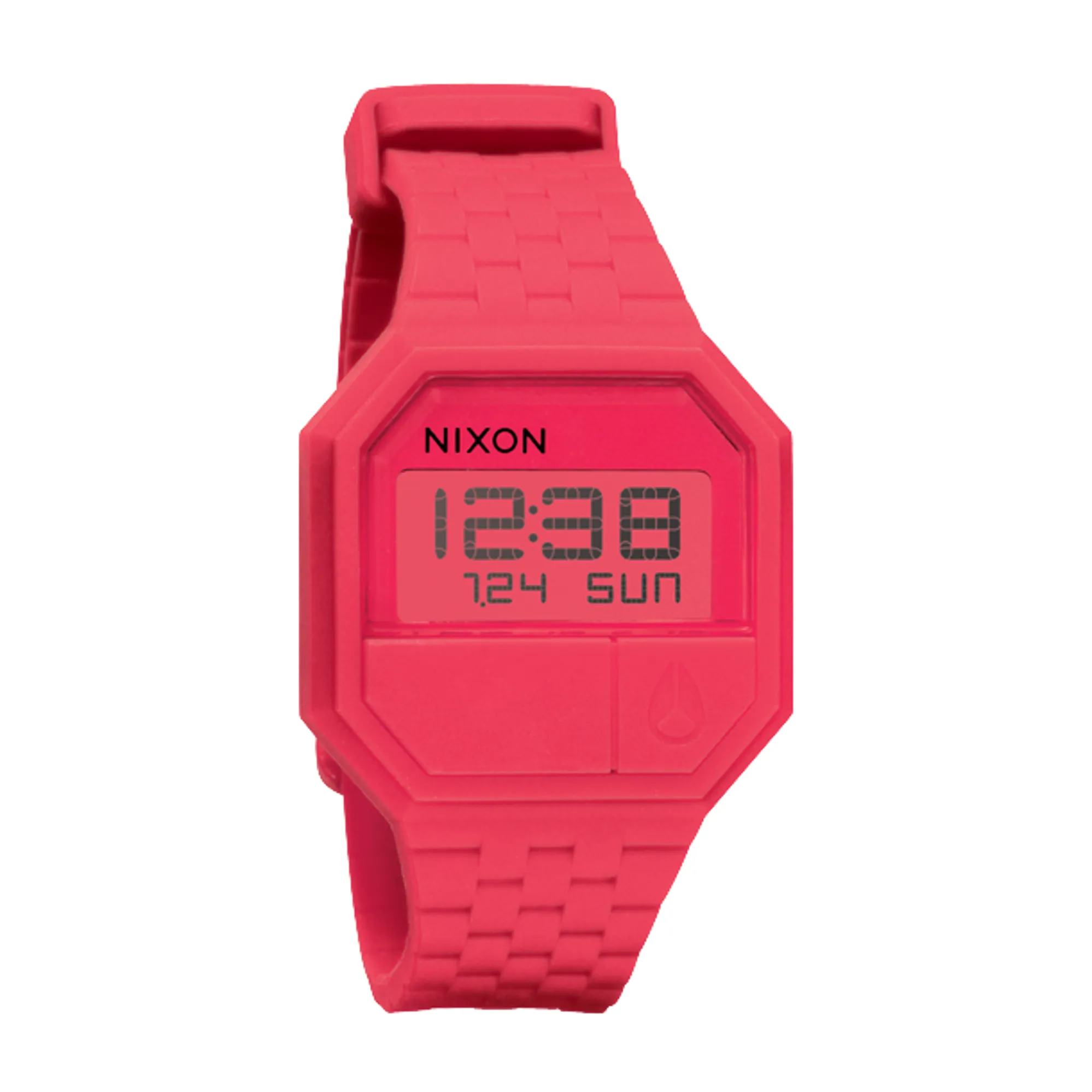 Nixon The Rubber Re Run Watch Coral